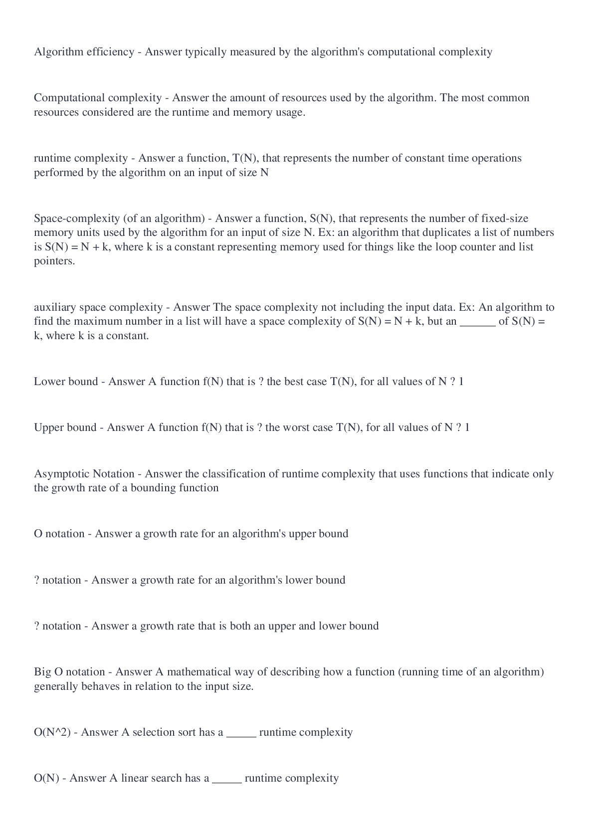 Preview image for Data Structures and Algorithms I - C949 WGU With Correct Answers.
